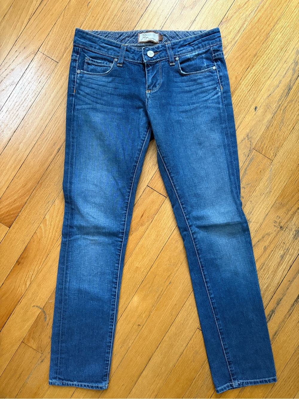 PAIGE Premium DenimSsuper Low Rise straight jeans
